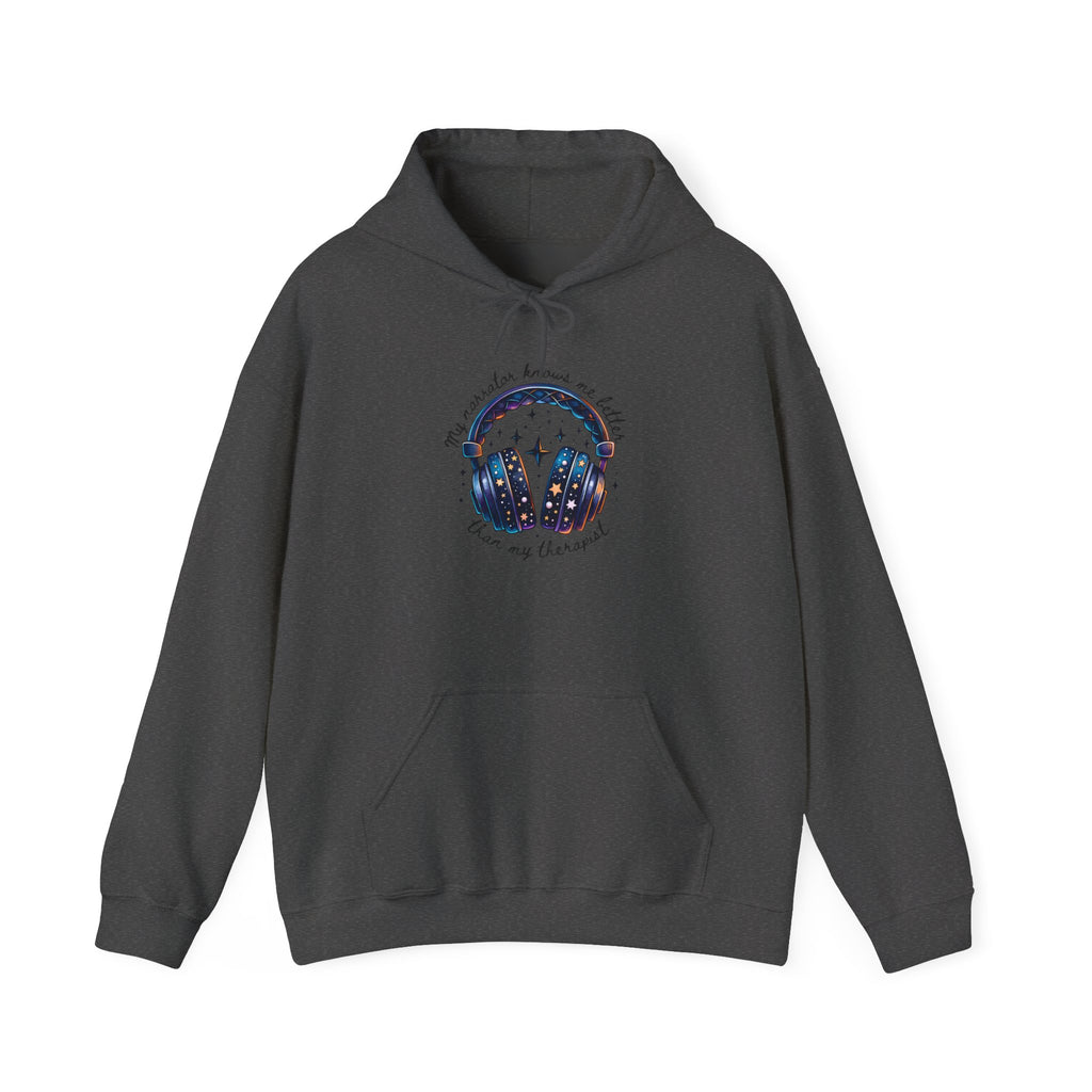 Galaxy Headphones Hoodie — "Listen to the Universe" Graphic Sweatshirt