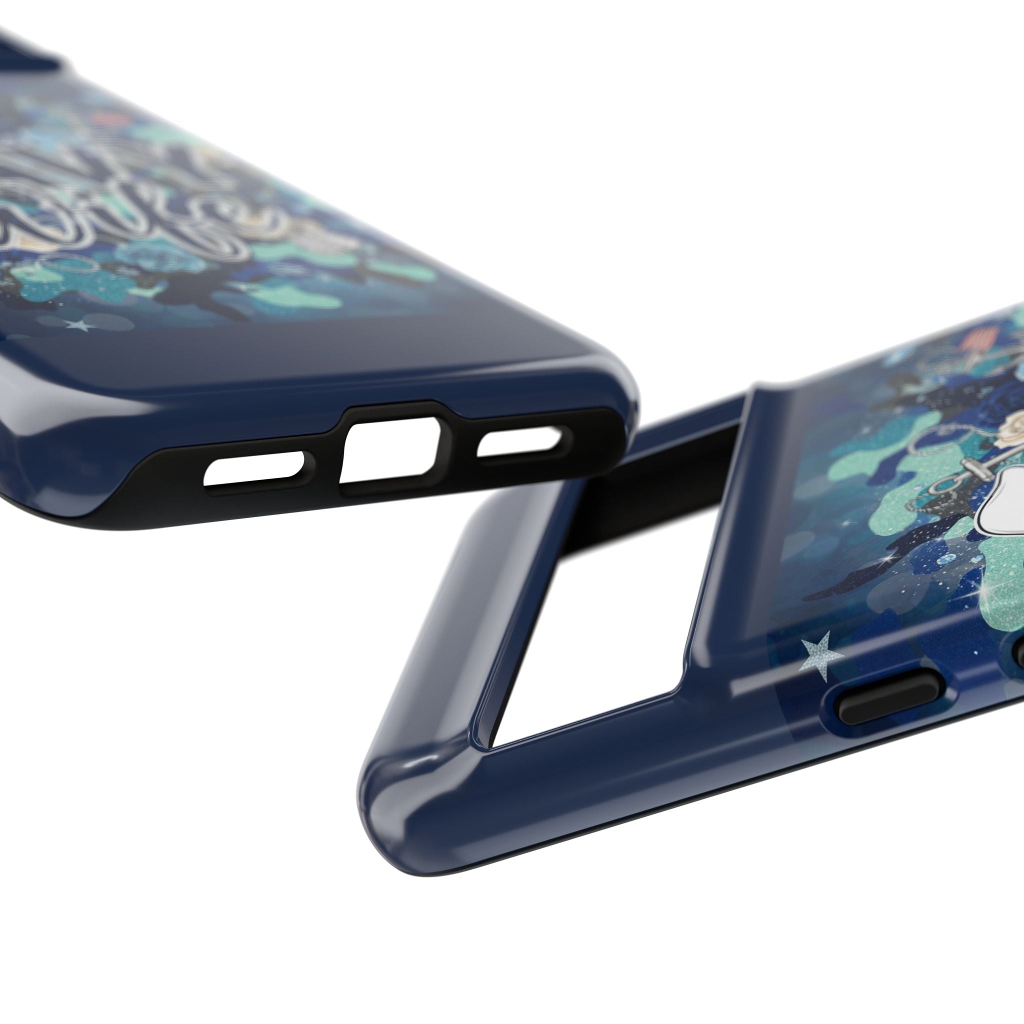 Navy Wife Tough Phone Case — Camouflage Military Tribute Protective Cover