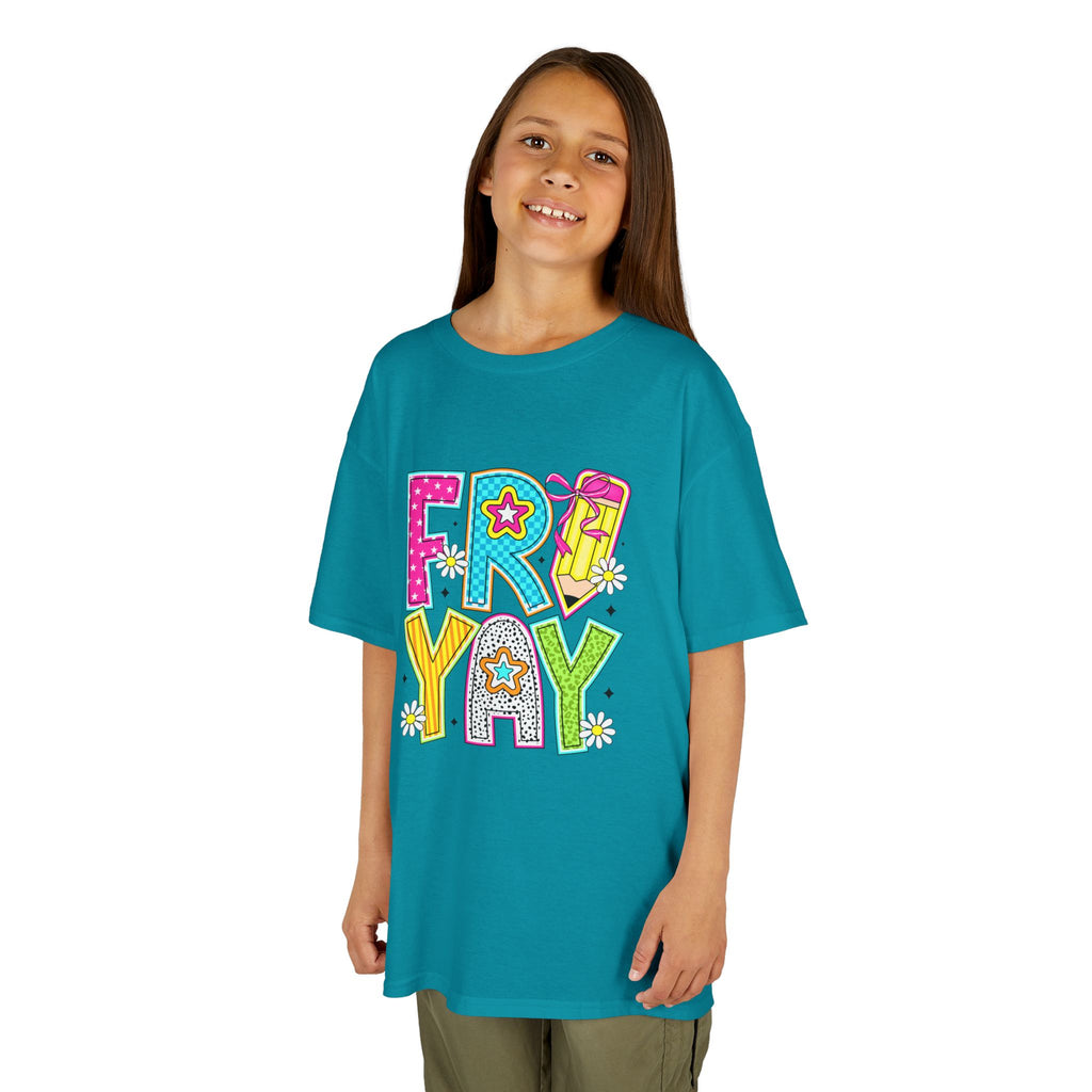 Kids "Fri-Yay" Colorful Celebration Tee