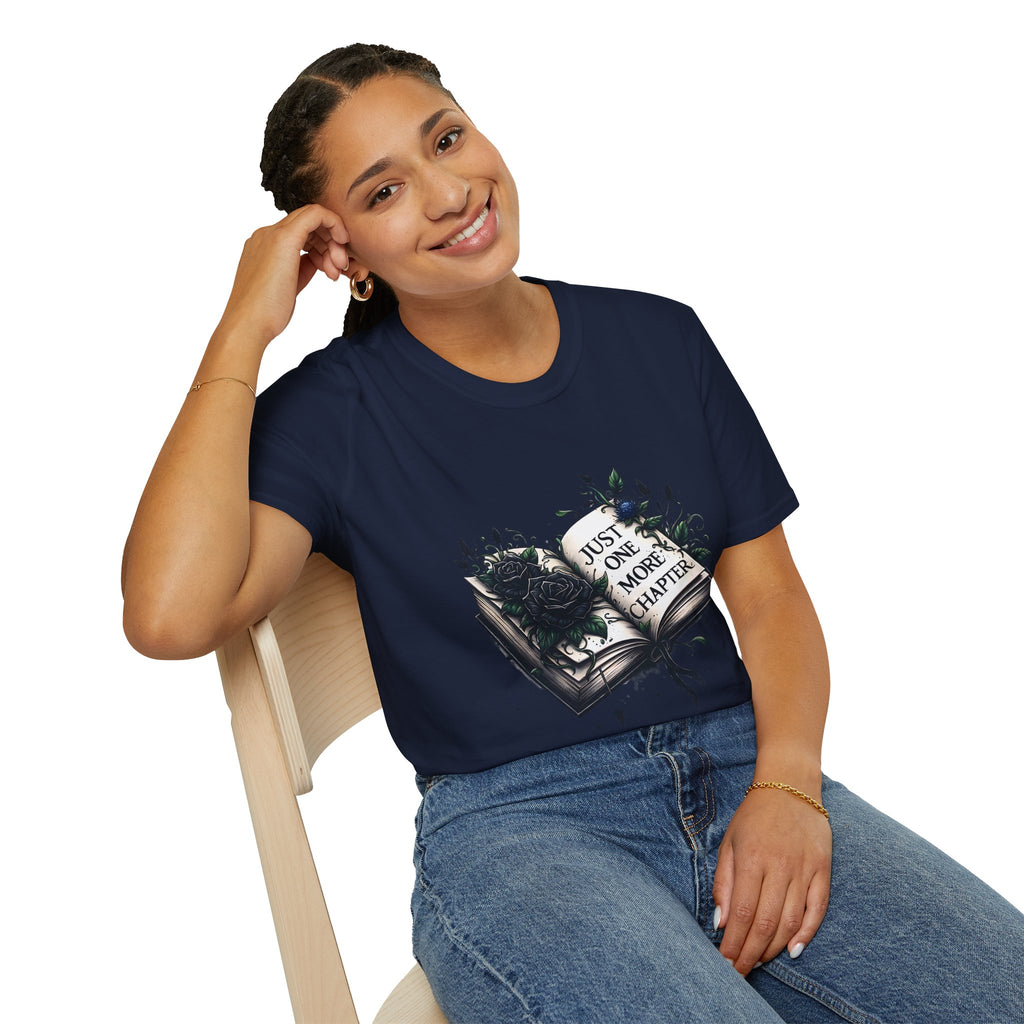 T-Shirt — "Just One More Chapter" Book Lover Tee