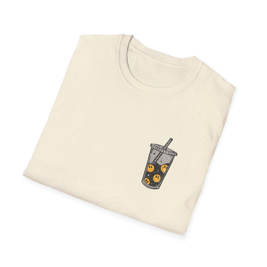 Double-sided Coffee & Hustle T-Shirt — "Drink Some Coffee and Handle Your Business" Graphic Tee