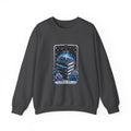 Crewneck Sweatshirt — "The Forlorn Book Club" Gothic Stack of Books Design