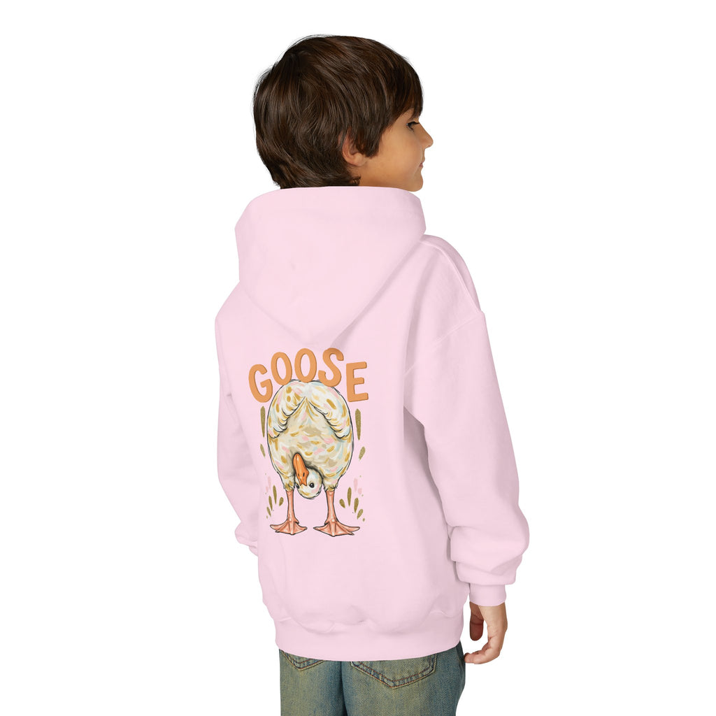 Youth Hoodie — Cute 'Duck Duck Goose' Watercolor Ducks Pullover