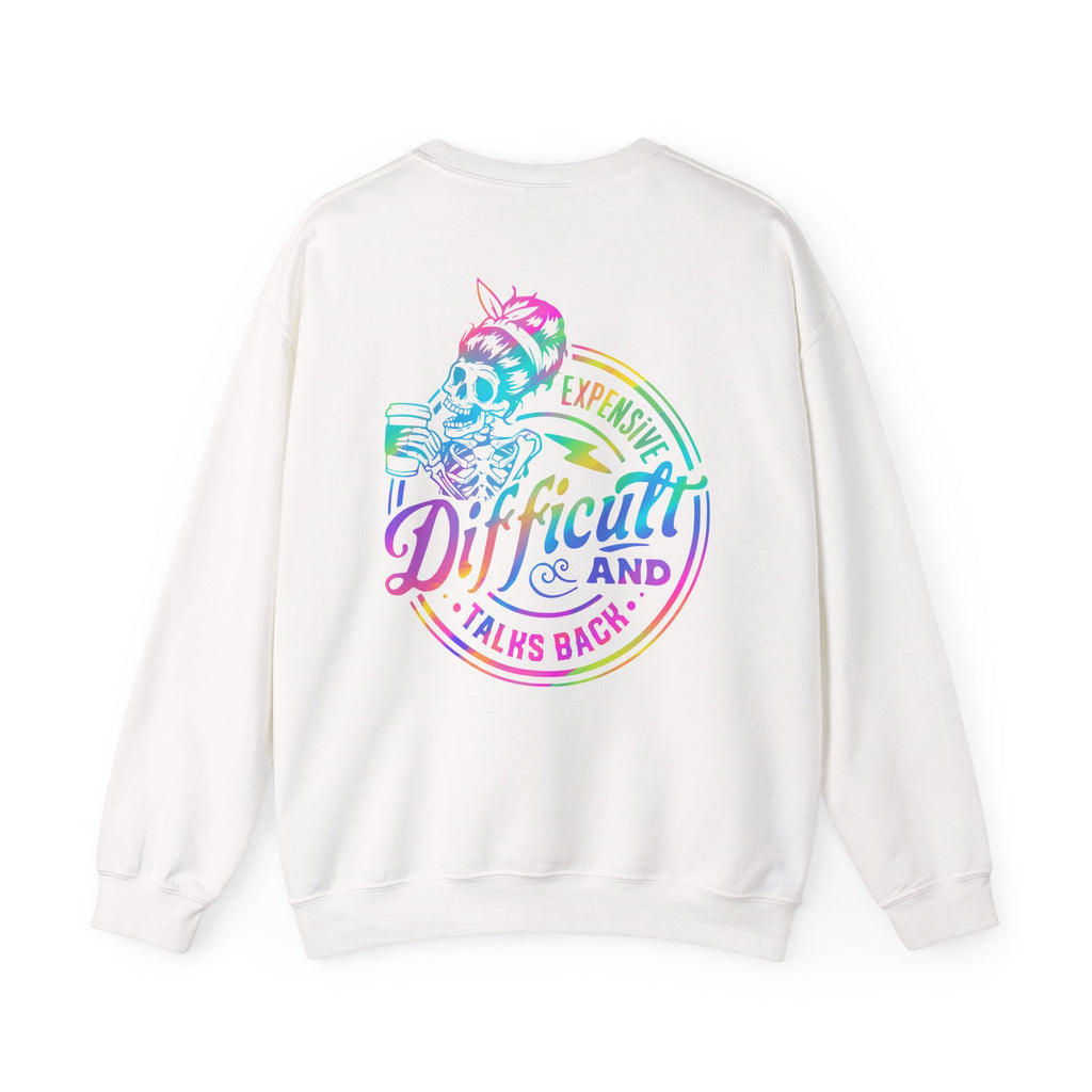 Difficult & Expensive Talks Back Crewneck Sweatshirt