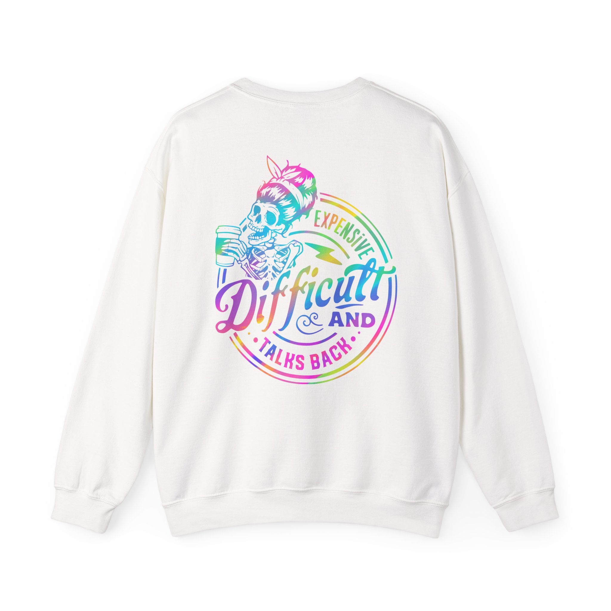 Difficult & Expensive Talks Back Crewneck Sweatshirt
