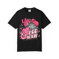 Yee Haw Pink Cowboy Graphic T-Shirt