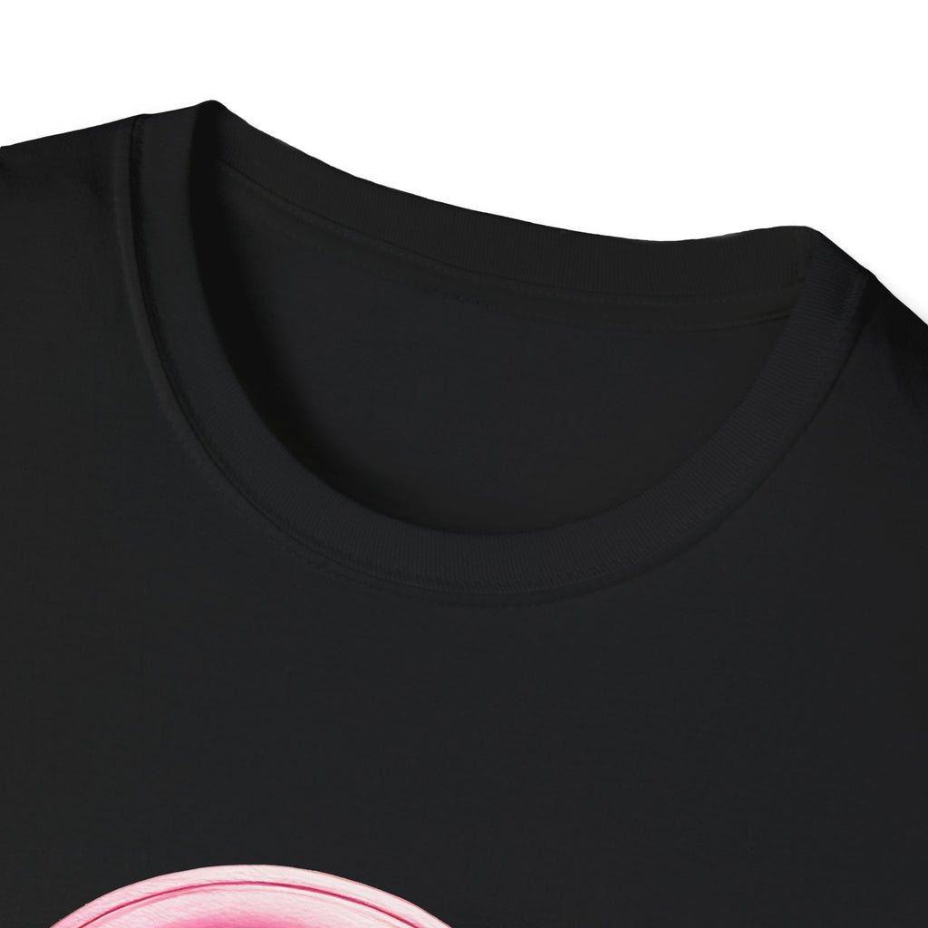 Headphones & Roses T‑Shirt — "Who Needs Friends When You Have Headphones" Graphic Tee