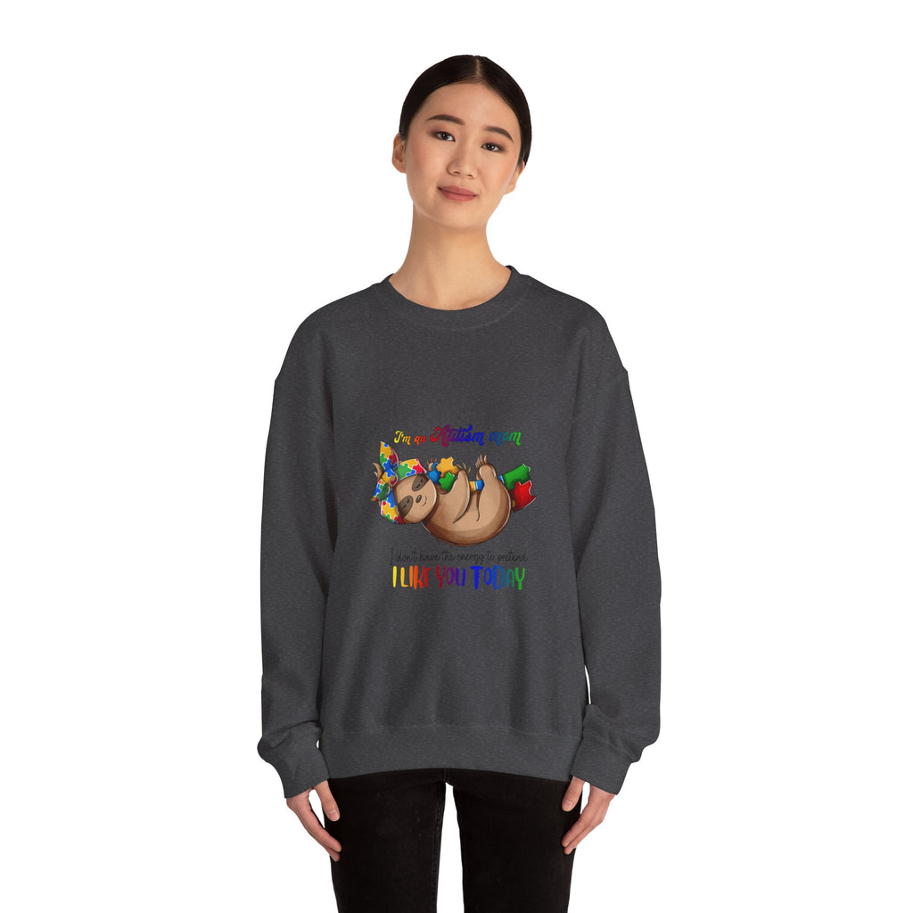 Sloth Mama Sweatshirt — "I'm a Slothin' Mama, I don't have my s*** together but I LOVED YOU TODAY" Cozy Mom Crewneck