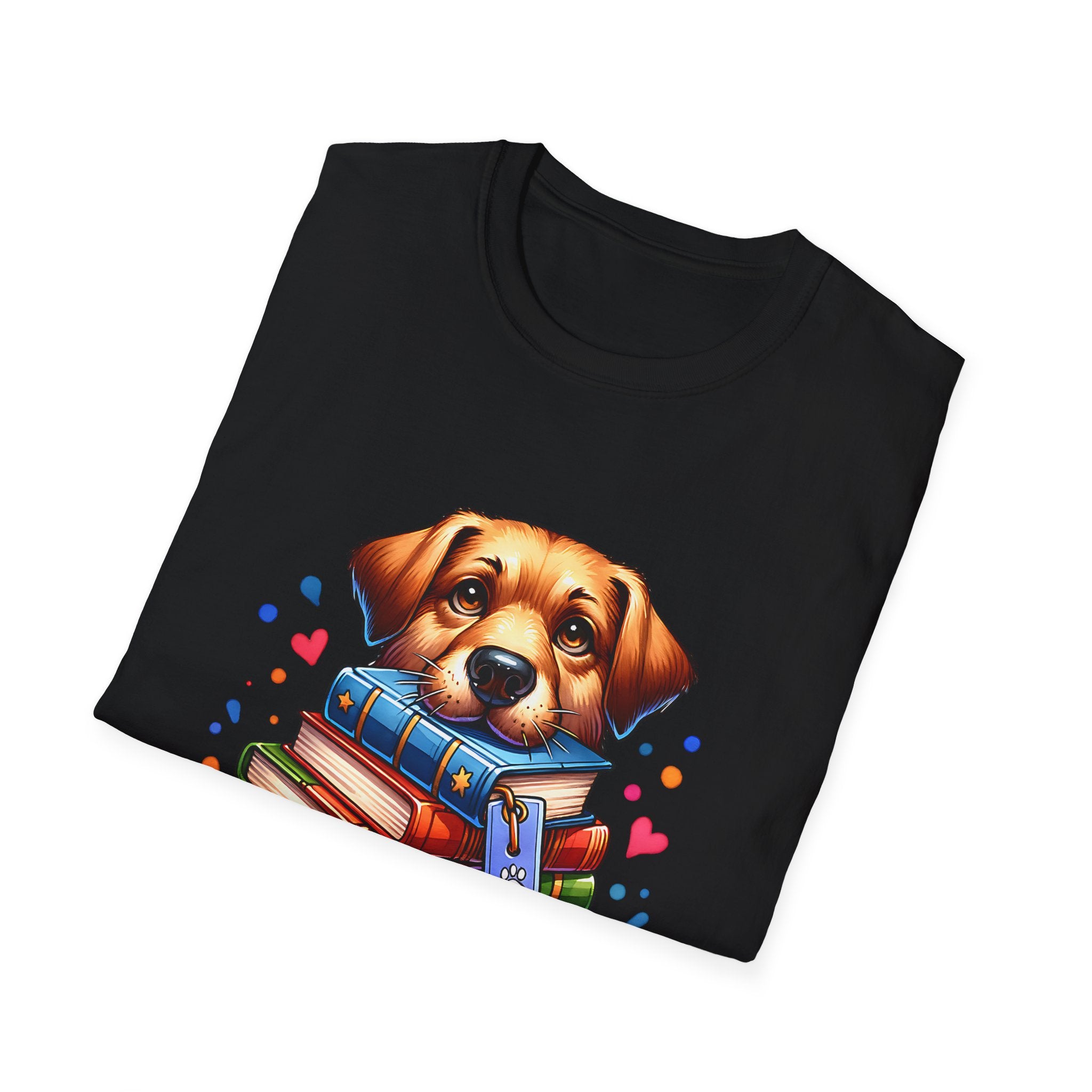 Dog Ate My Homework T-Shirt — Cute Puppy Book Lover Tee