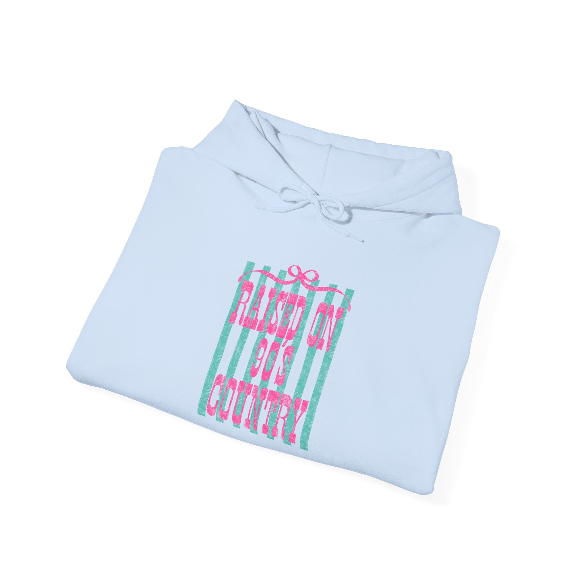 Hoodie — 'Let It Be' Pastel Striped Graphic Pullover