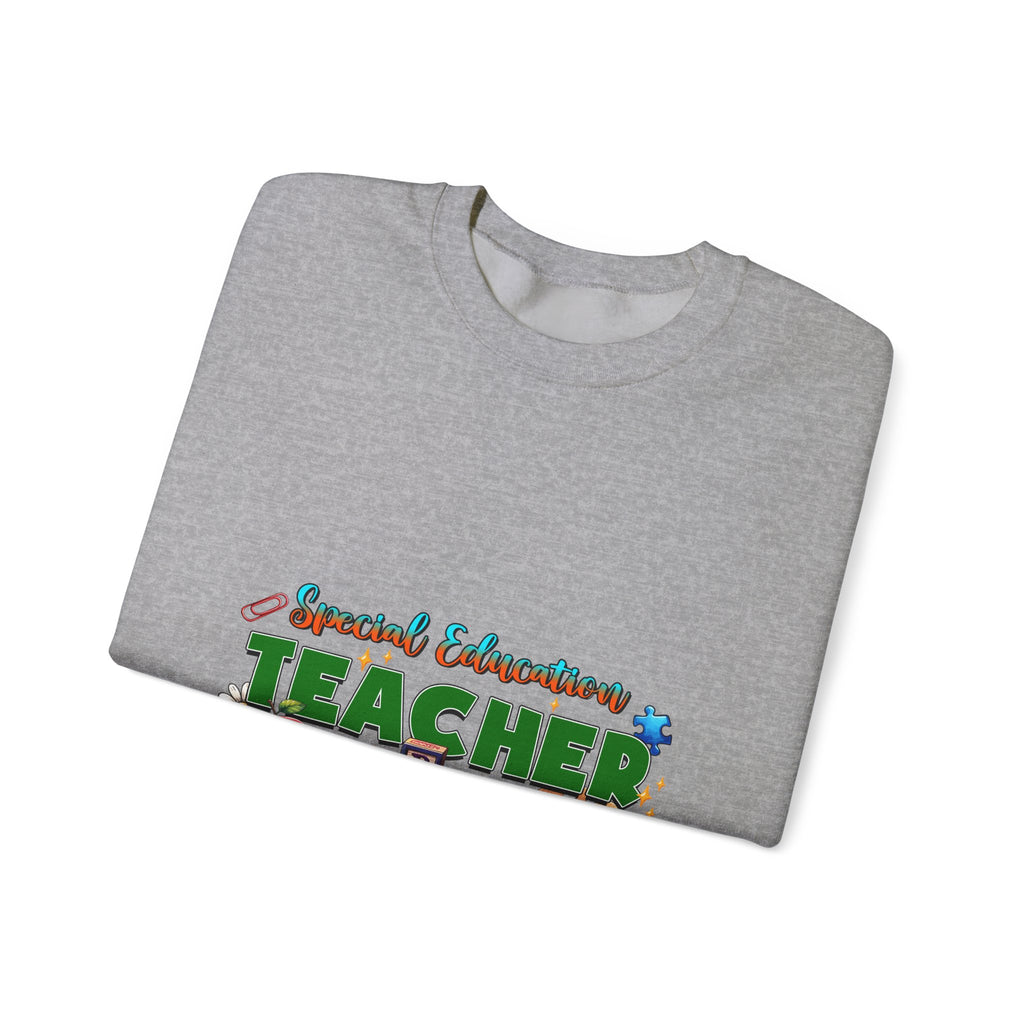 Special Education Teacher Crewneck Sweatshirt – Inspirational Teacher Apparel