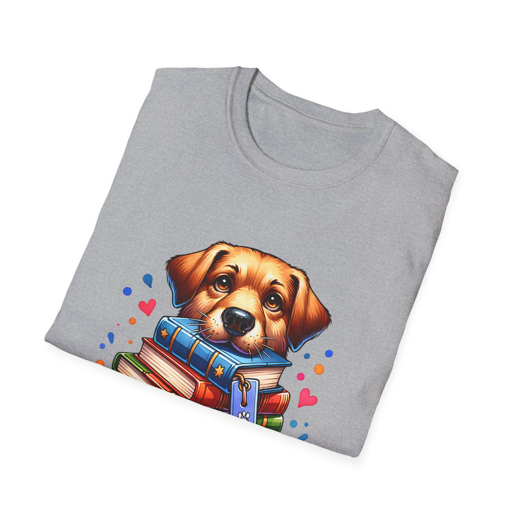 Dog Ate My Homework T-Shirt — Cute Puppy Book Lover Tee