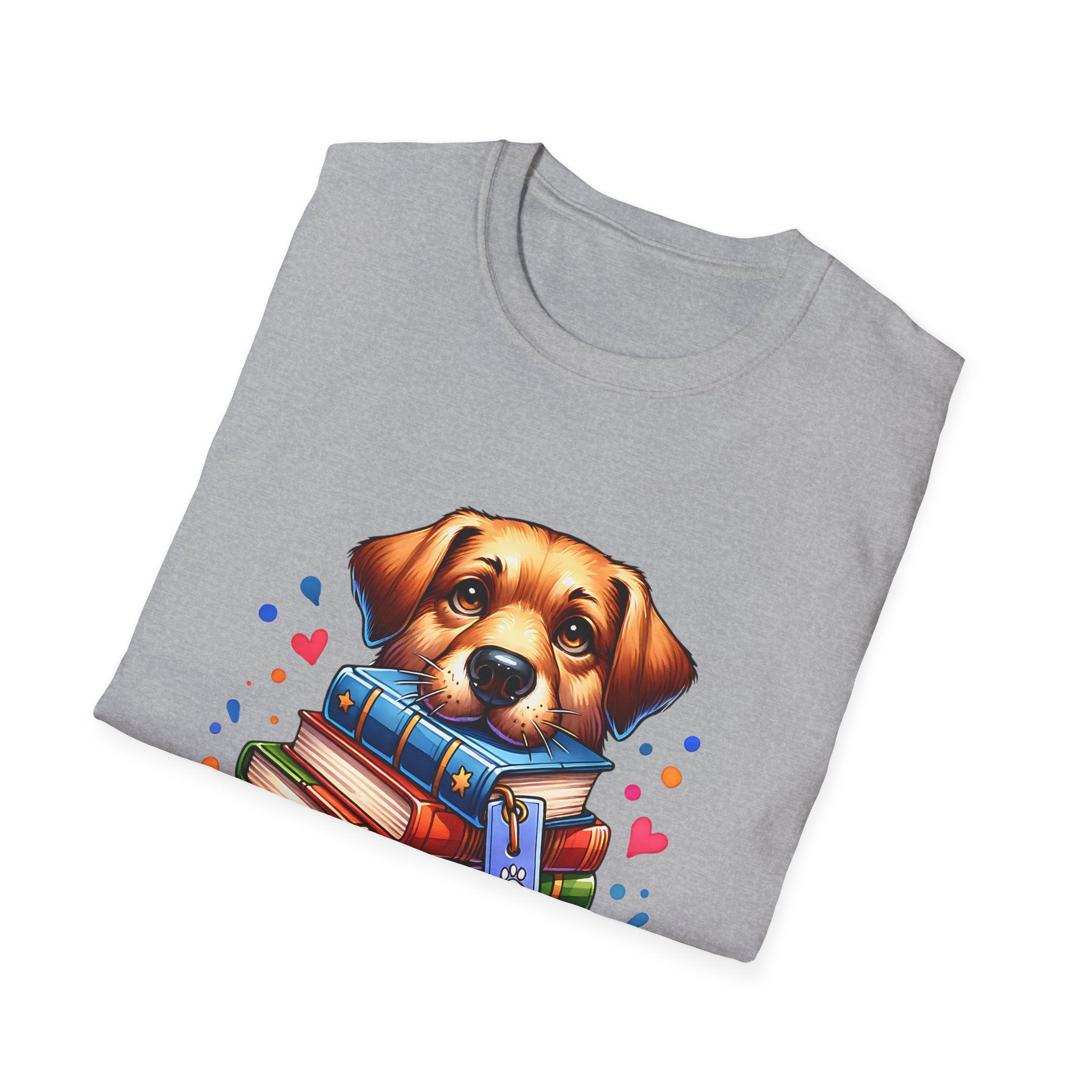 Dog Ate My Homework T-Shirt — Cute Puppy Book Lover Tee