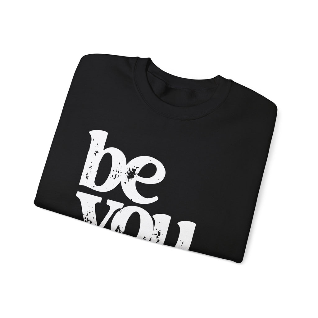 White Crewneck Sweatshirt — Classic Plain Pullover