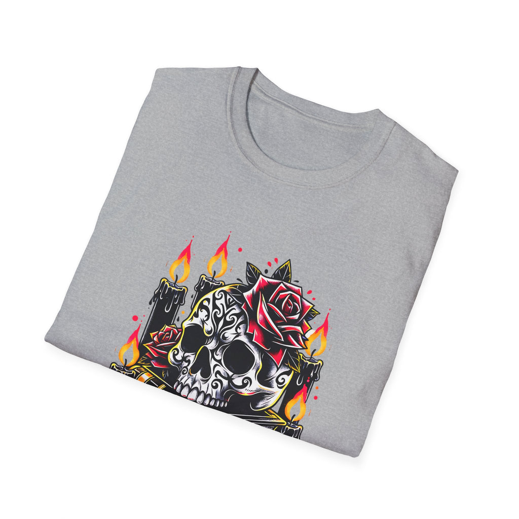 Skull & Roses Tee — 'You Had Me at Forever' Gothic Graphic T-Shirt