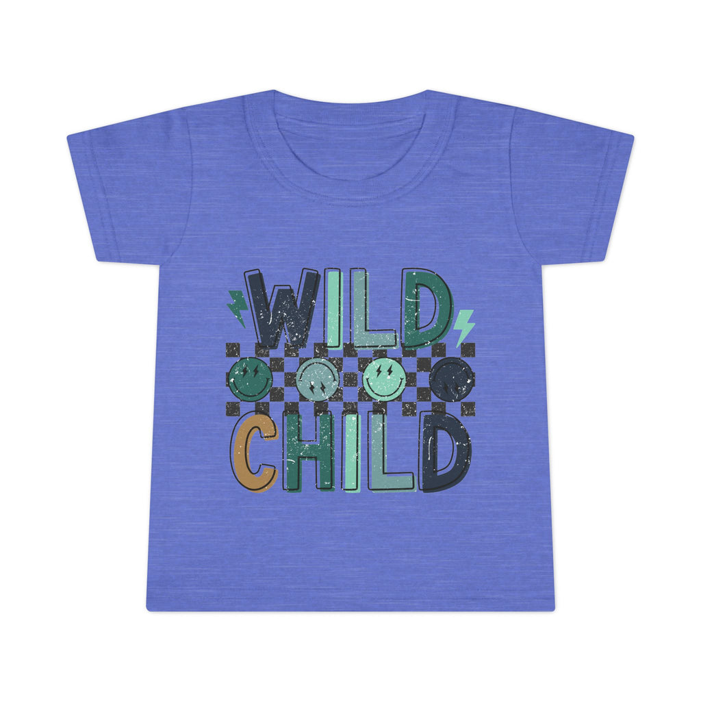 Wild Child Toddler T-Shirt – Playful Smiley Graphic Tee for Kids