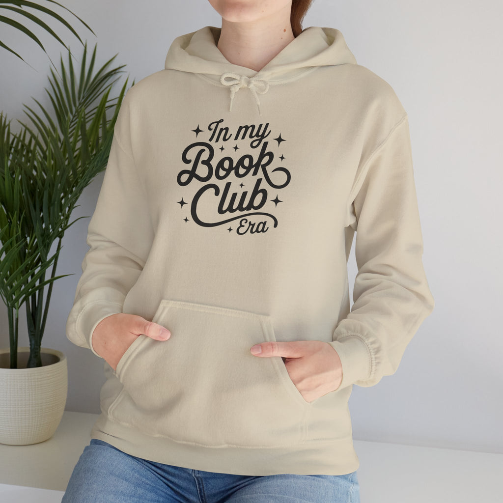 Book Club Hoodie — "In My Book Club Era" Cozy Reader Sweatshirt