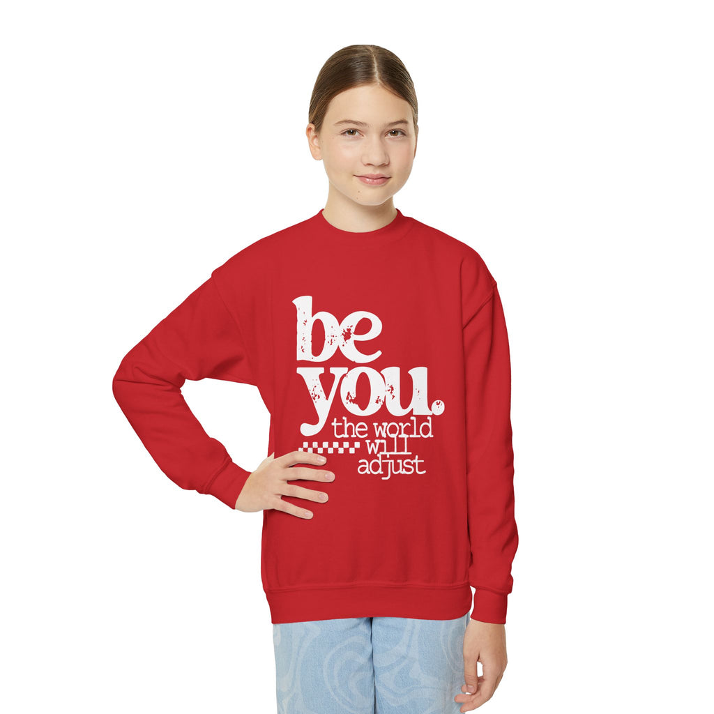 Youth Crewneck Sweatshirt — Classic White Kids Pullover