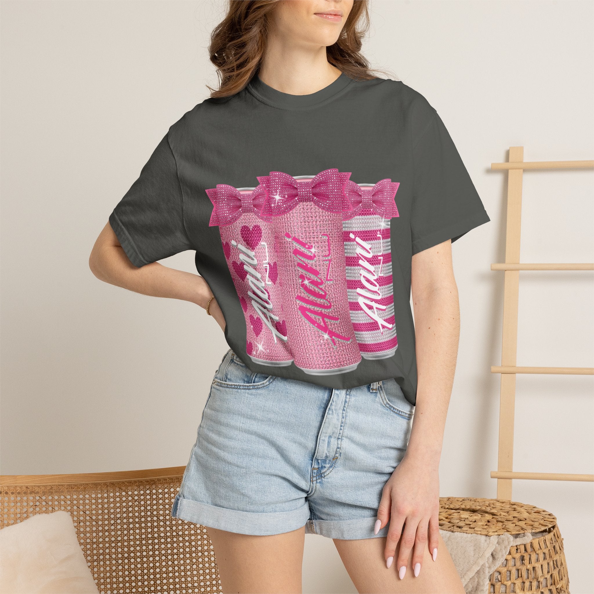 Aloha Pink Sparkle Soda Can T-Shirt