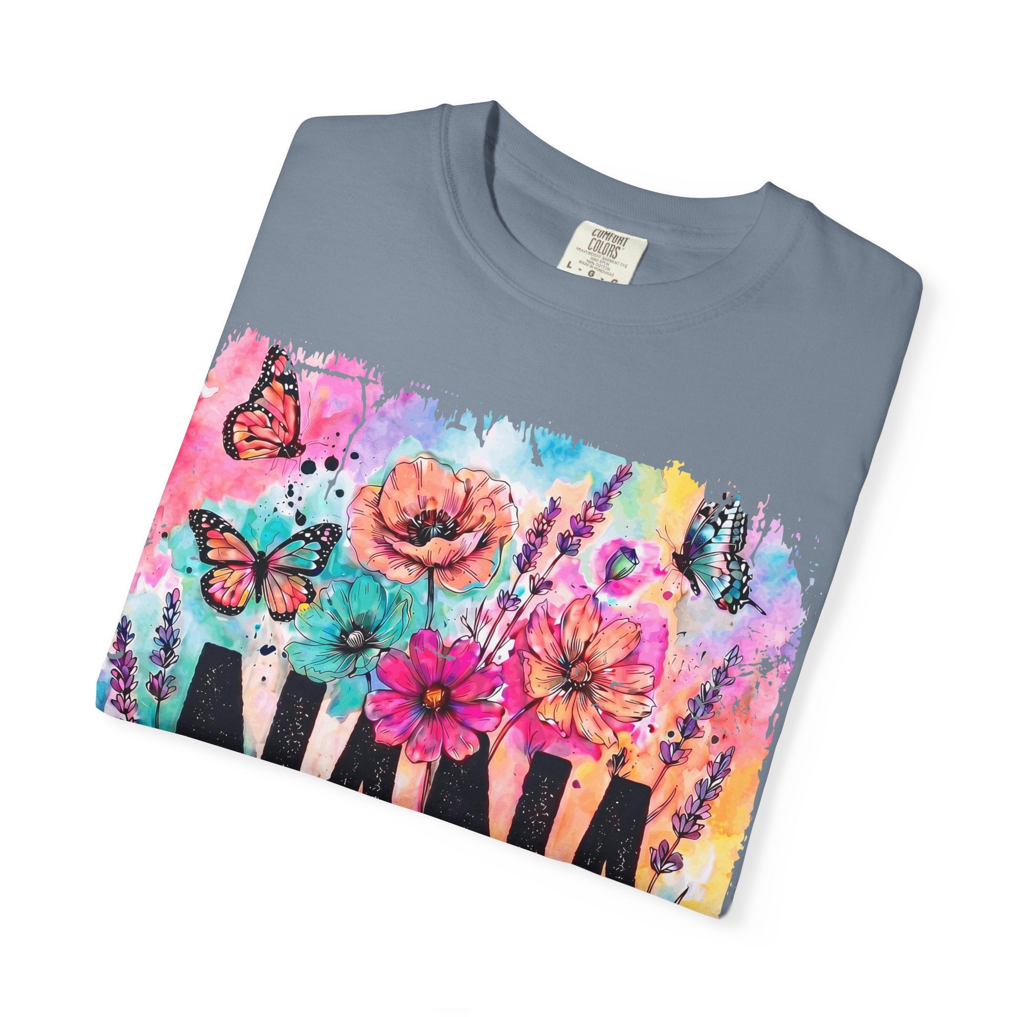 Nana Floral Butterfly T-Shirt — Colorful Grandma Gift for Mother’s Day