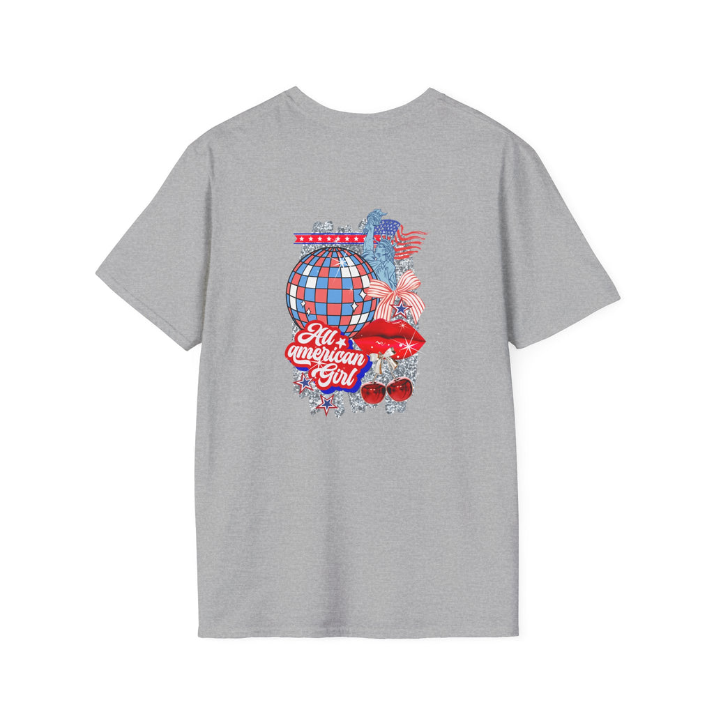 Patriotic Cherry Graphic T-Shirt