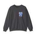 Double-sided American Honey Crewneck Sweatshirt — Patriotic Blue Ribbon Stars Pullover