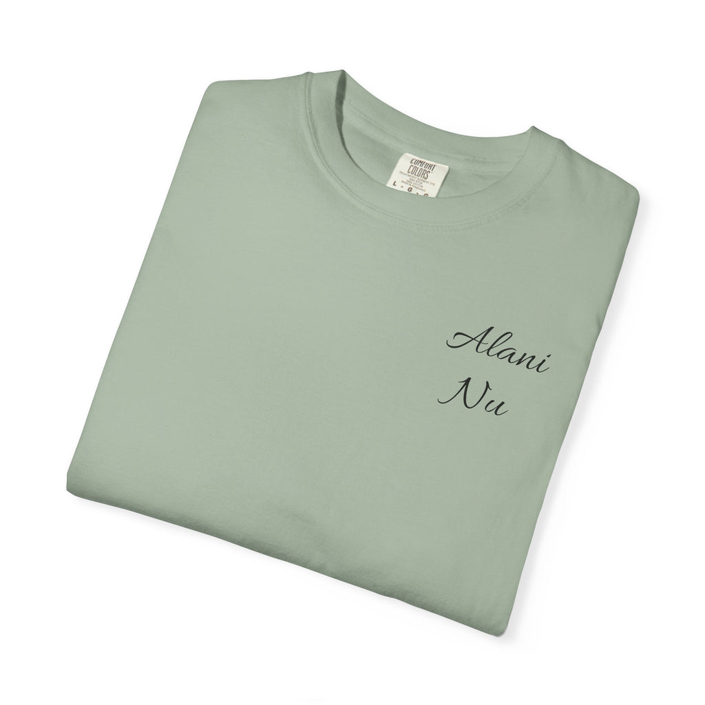 Graphic T-Shirt — Retro Tattoo Collage with 'Aloha Nui' Can