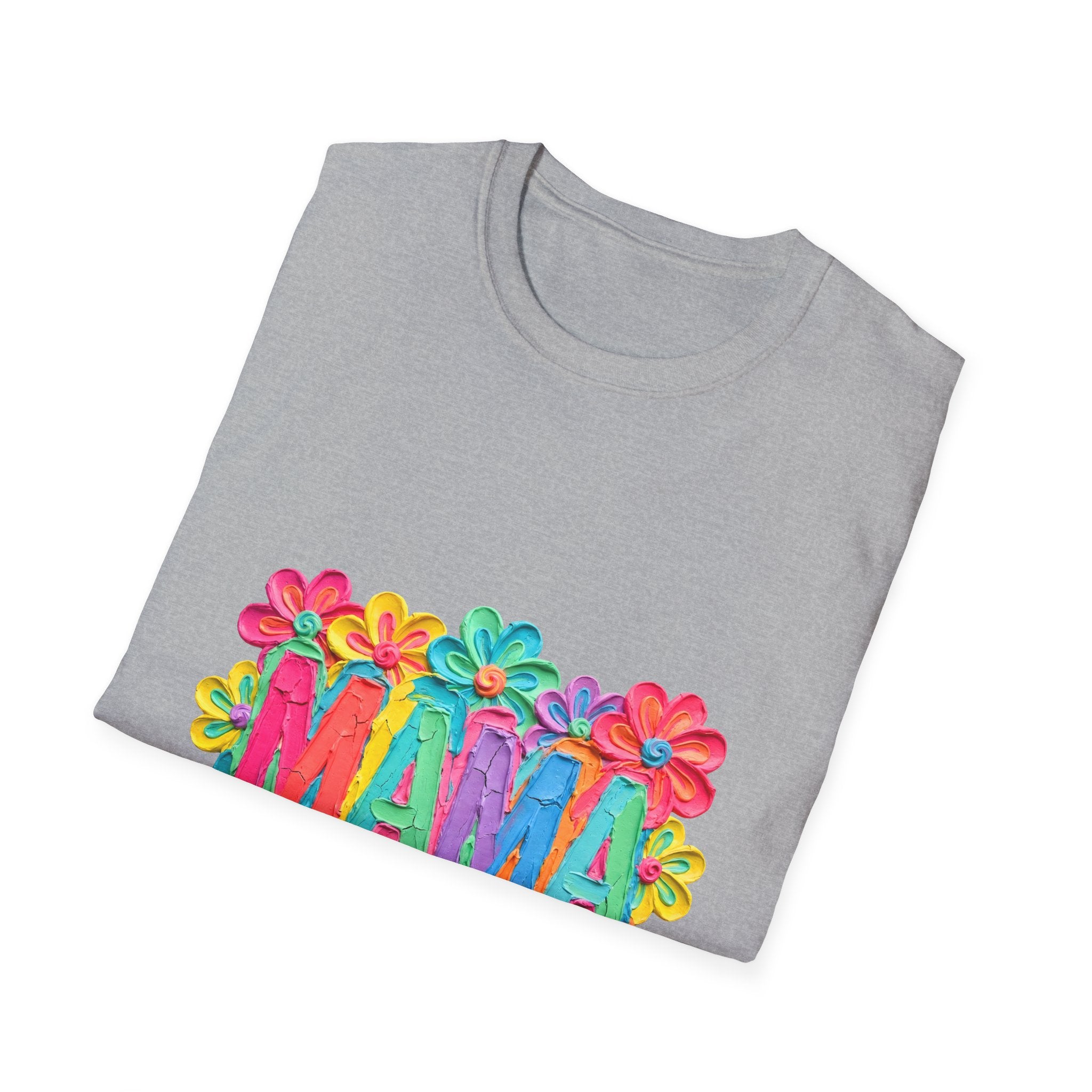 Mama Floral T-Shirt — Colorful Flower Mom Shirt for Mother's Day