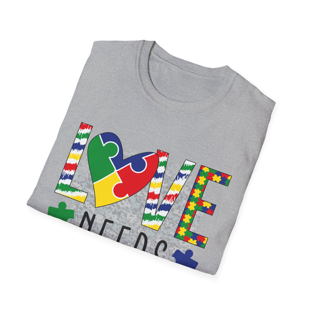 Autism Awareness Love Needs No Words T-Shirt