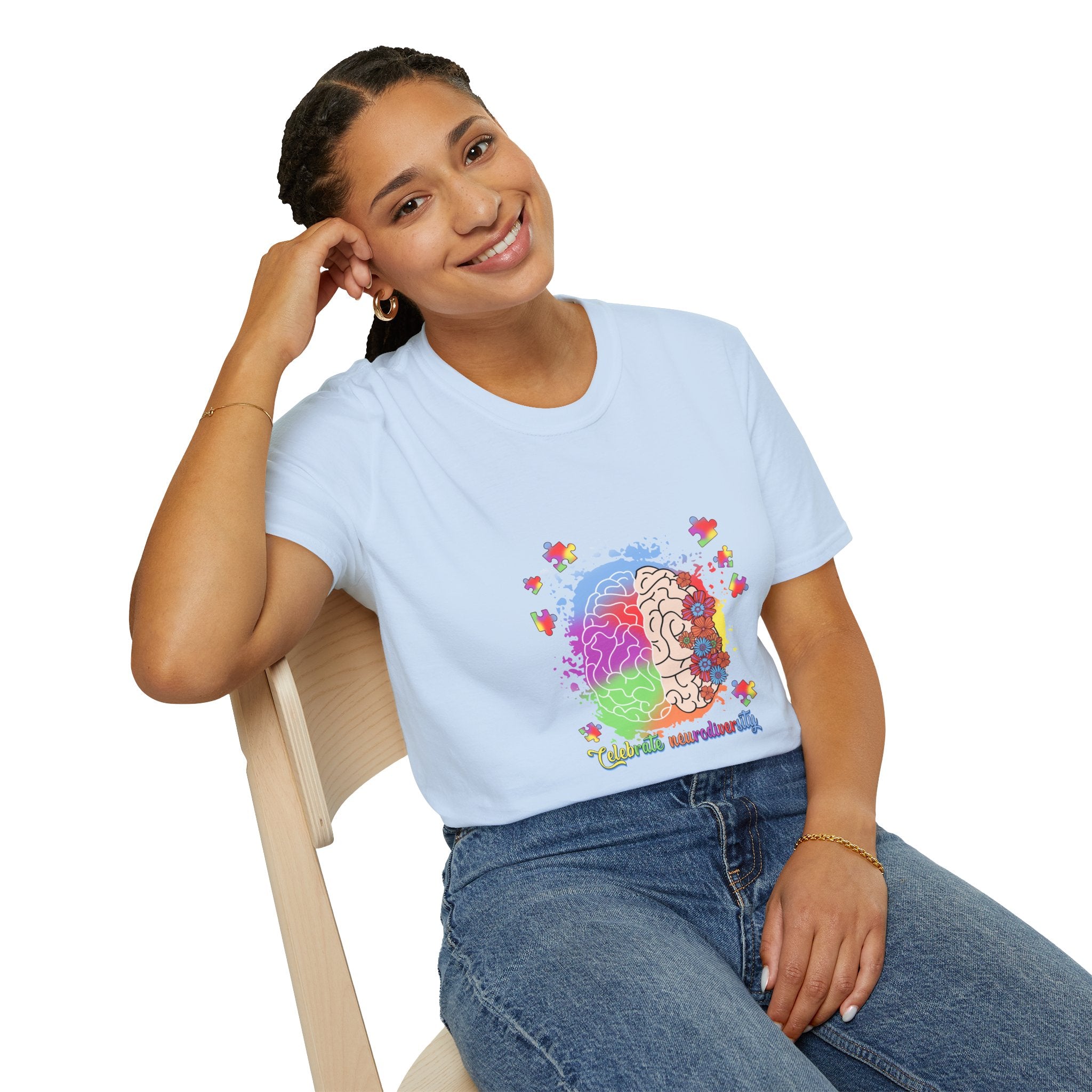 Autism Awareness Brain Puzzle T-Shirt