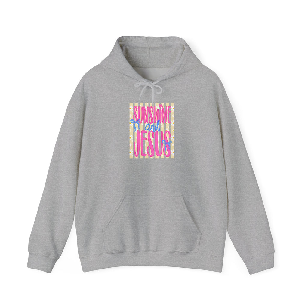 Sunshine and Jesus Hoodie – Bright Christian Faith Pullover