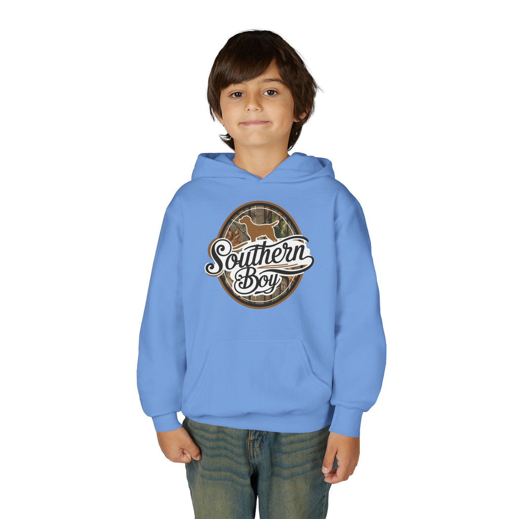 Youth Hoodie - "Southern Boy" Vintage Camo Logo