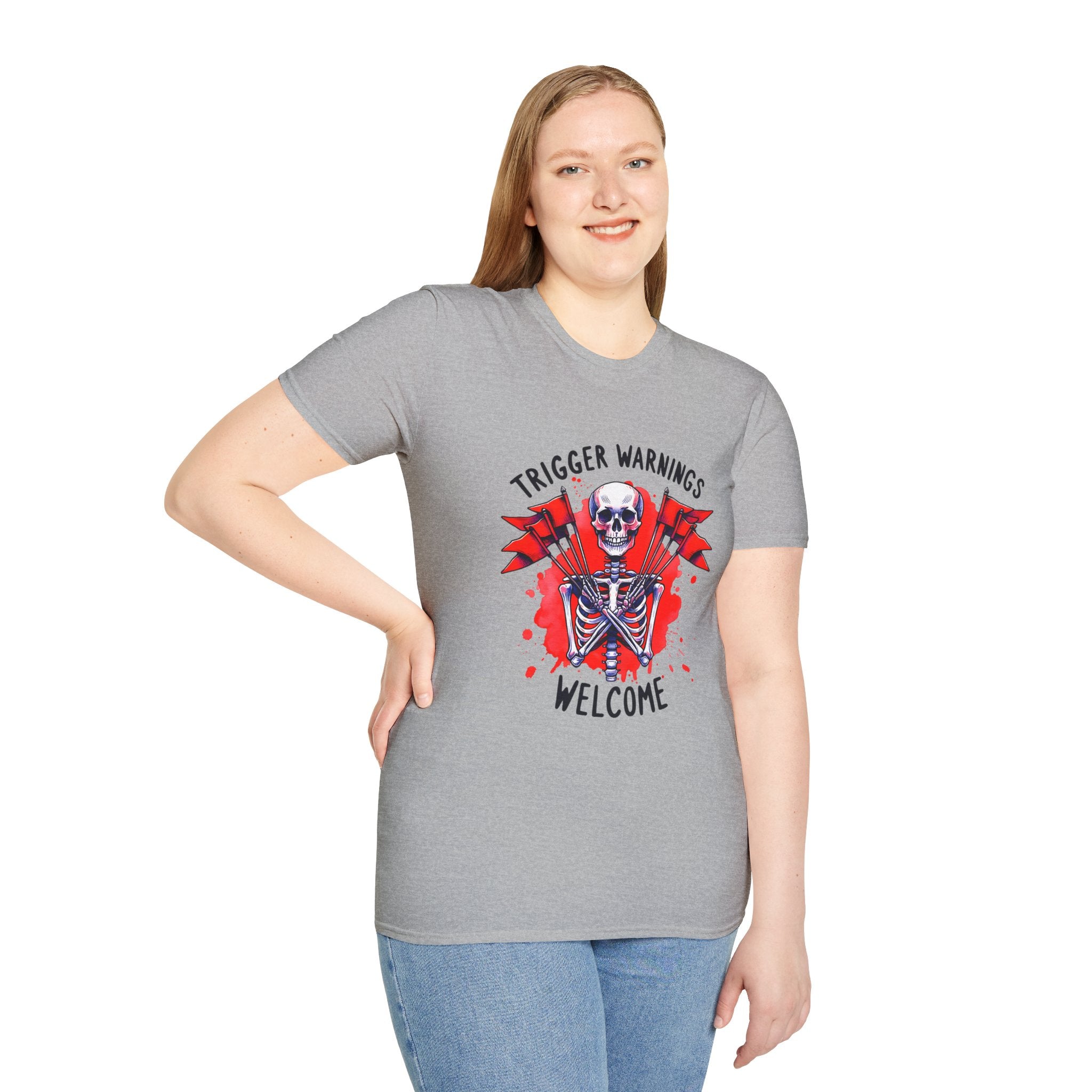 Trigger Warnings Welcome Skeleton T-Shirt