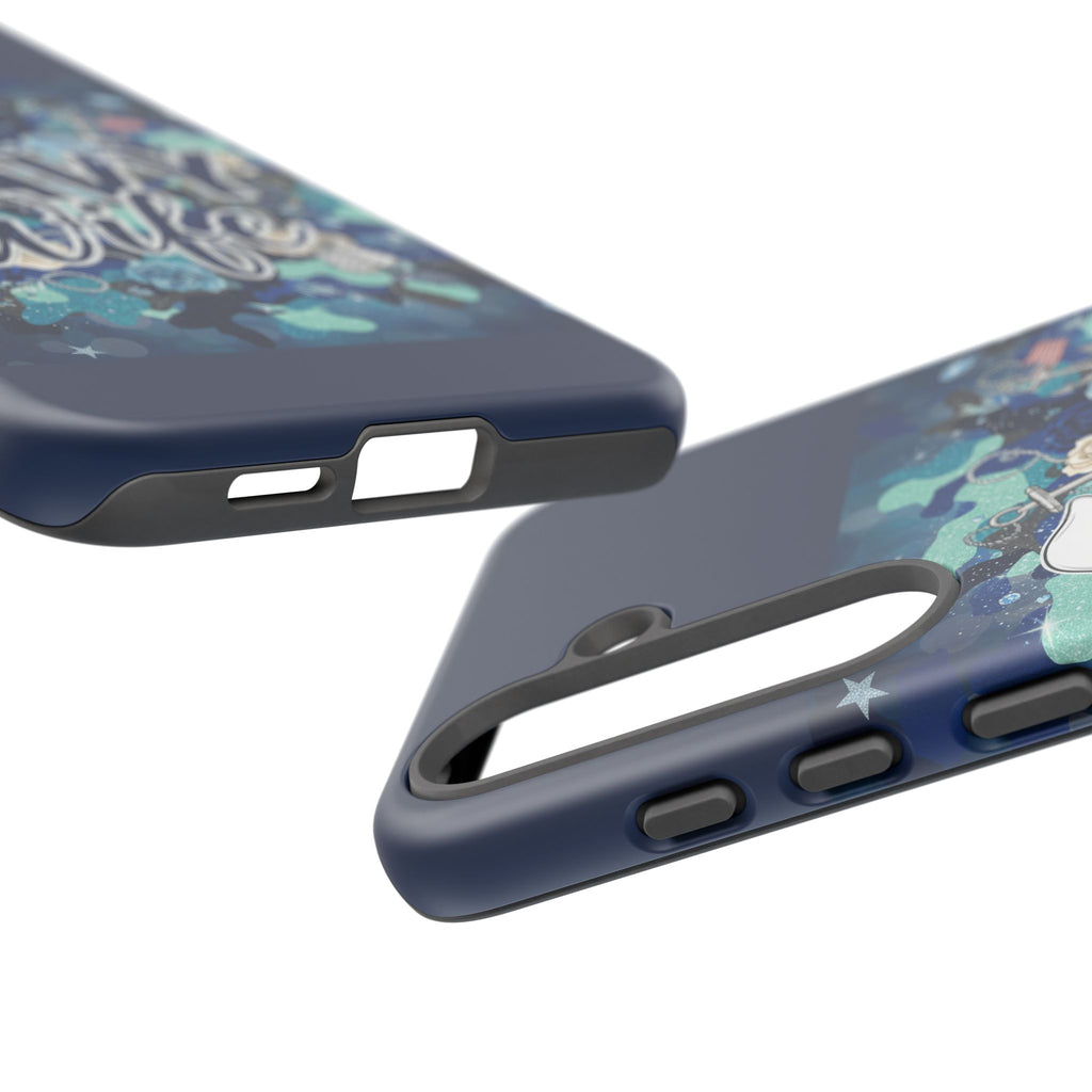 Navy Wife Tough Phone Case — Camouflage Military Tribute Protective Cover
