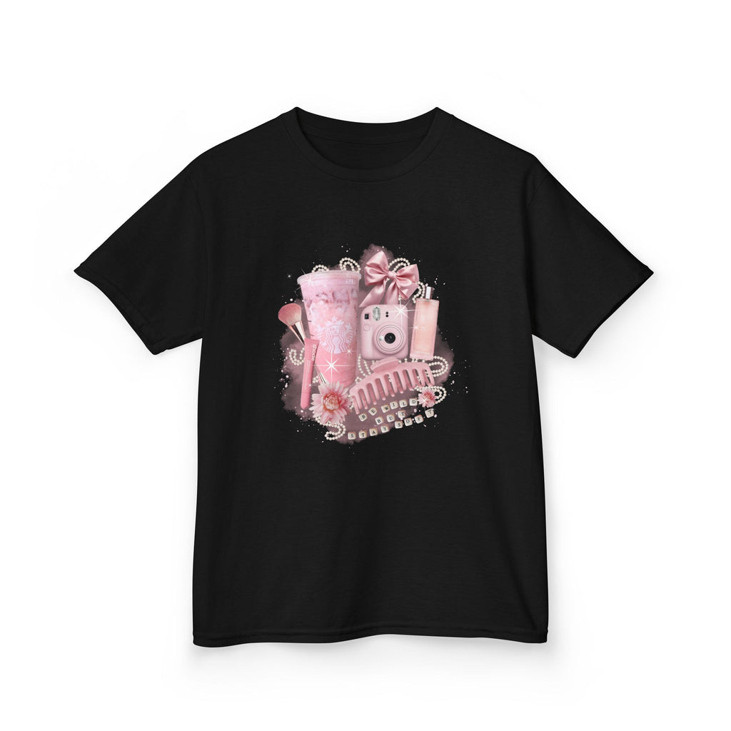 Kids Pink Cozy Slumber Party Graphic Tee