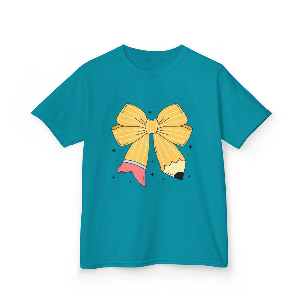 Kids Tee — Cute Yellow Bow Graphic Shirt