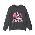 Chapter Reading Sweatshirt – Retro Pinup 'Just One More Chapter' Cozy Crewneck