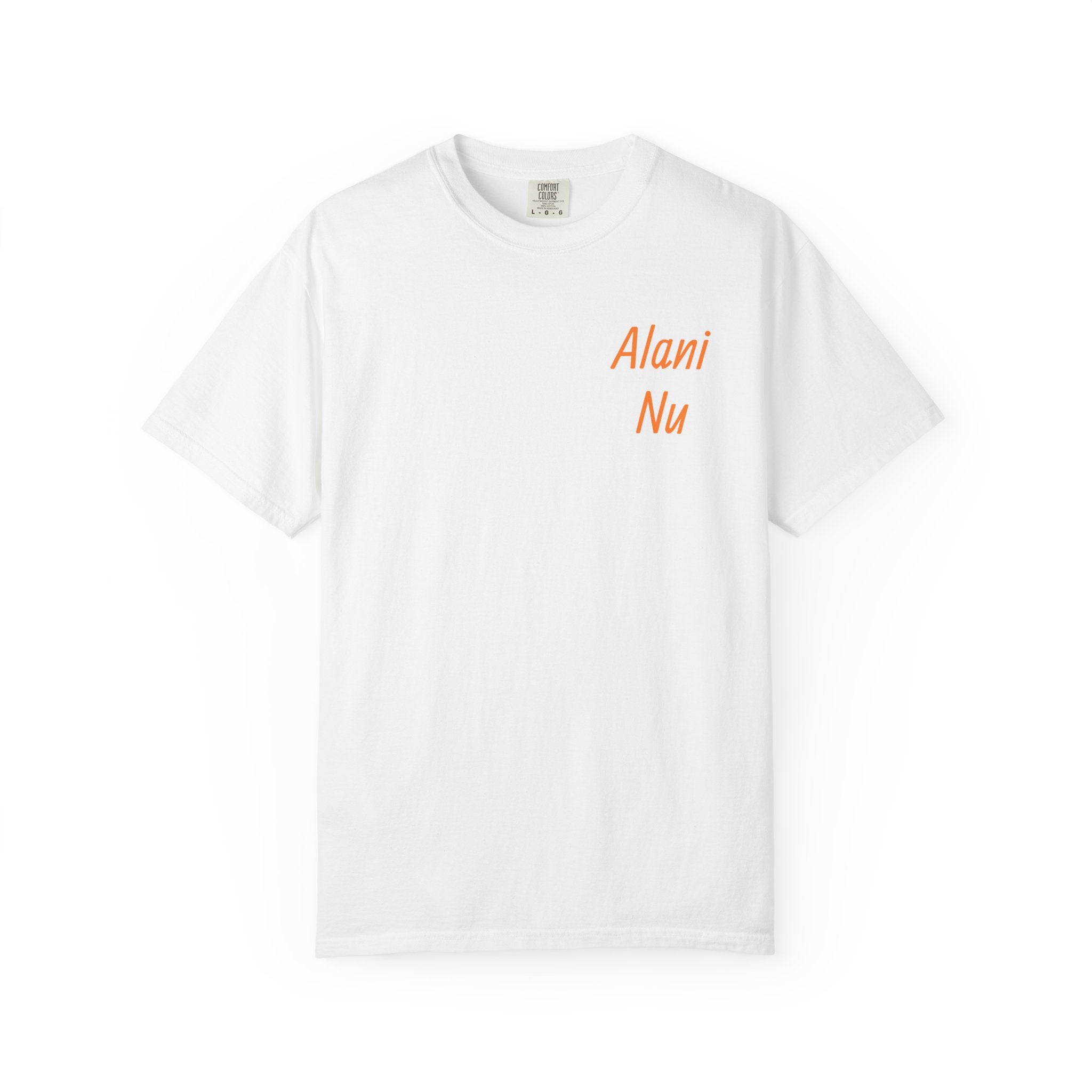 Alani Nu Beach Pop Graphic T-Shirt — Pink Flamingo, Citrus & Soda Can Design