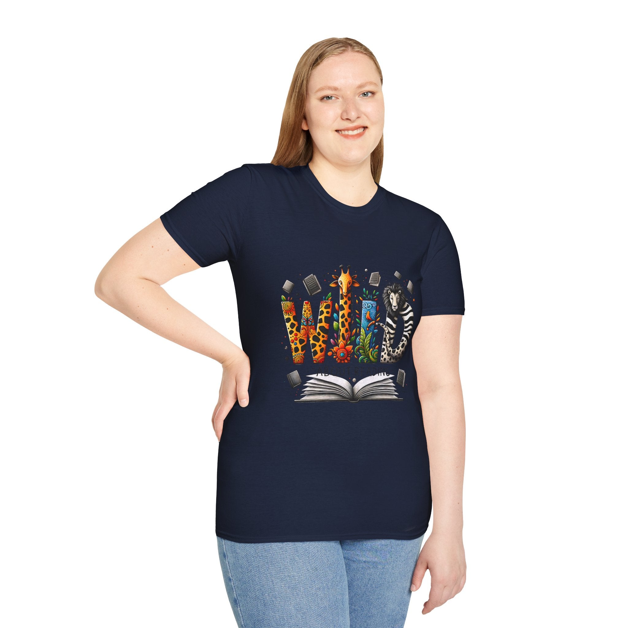Wild About Reading T-Shirt — Kids’ Animal Alphabet Book Tee