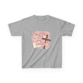 Kids T-Shirt — Pink Floral 'Daddy's Little Love' Cross Design