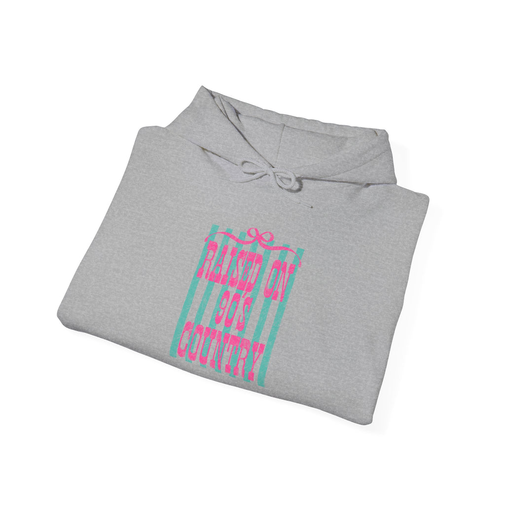 Hoodie — 'Let It Be' Pastel Striped Graphic Pullover