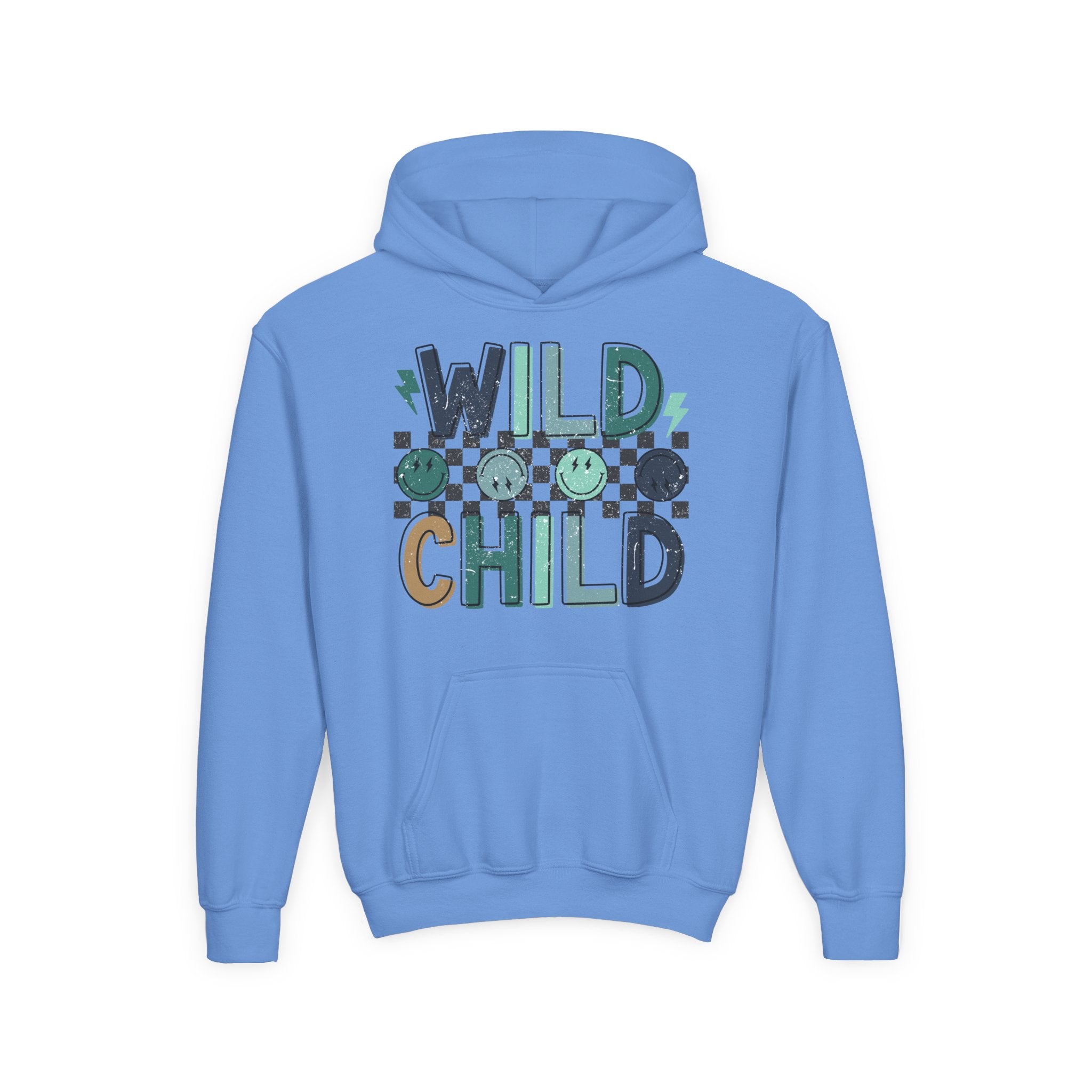 Youth Hoodie — "Wild Child" Graphic Pullover for Kids