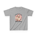 Kids Tee — "Sorry I’m Late I Was Dilly Dallying" Cute Sloth Floral Graphic