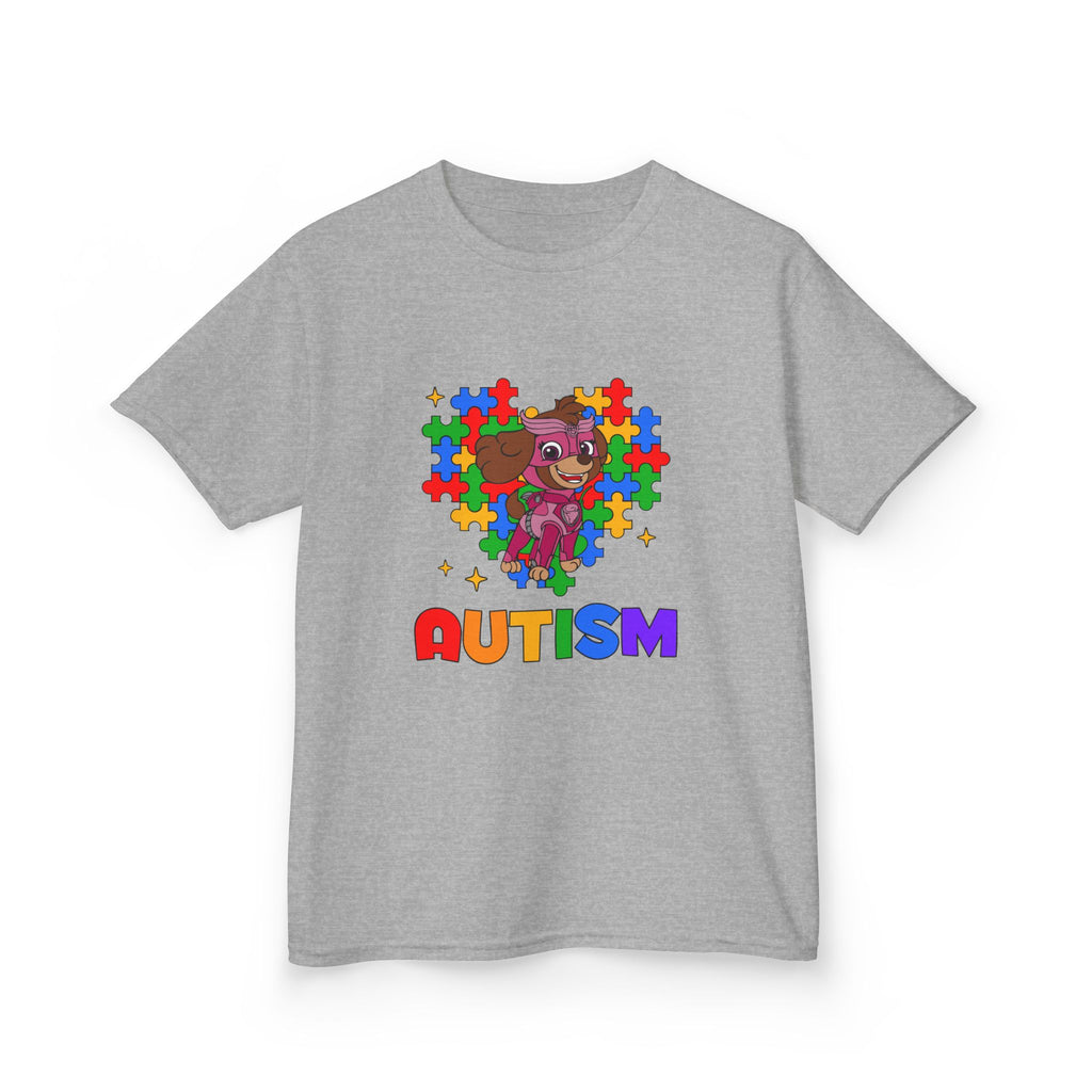 Kids Autism Puzzle Heart T-Shirt — Colorful Awareness Tee for Children