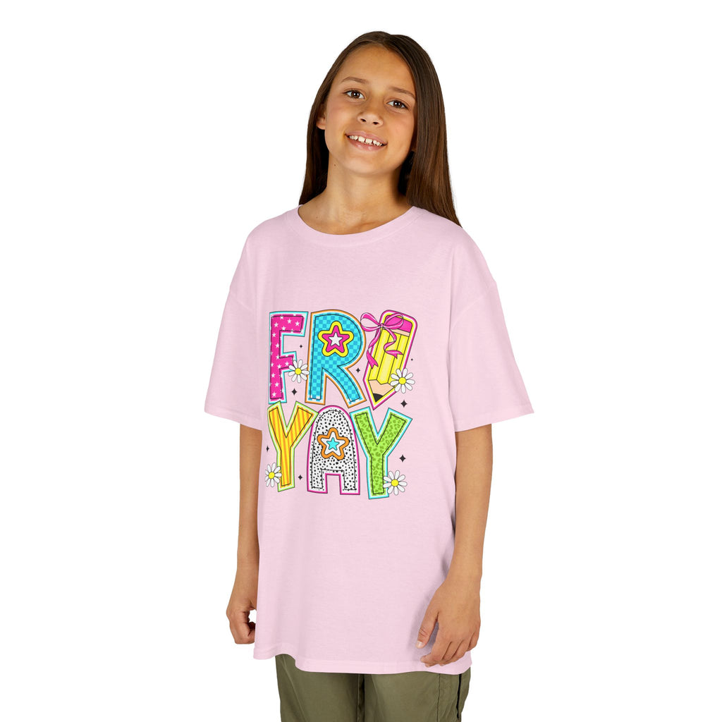 Kids "Fri-Yay" Colorful Celebration Tee