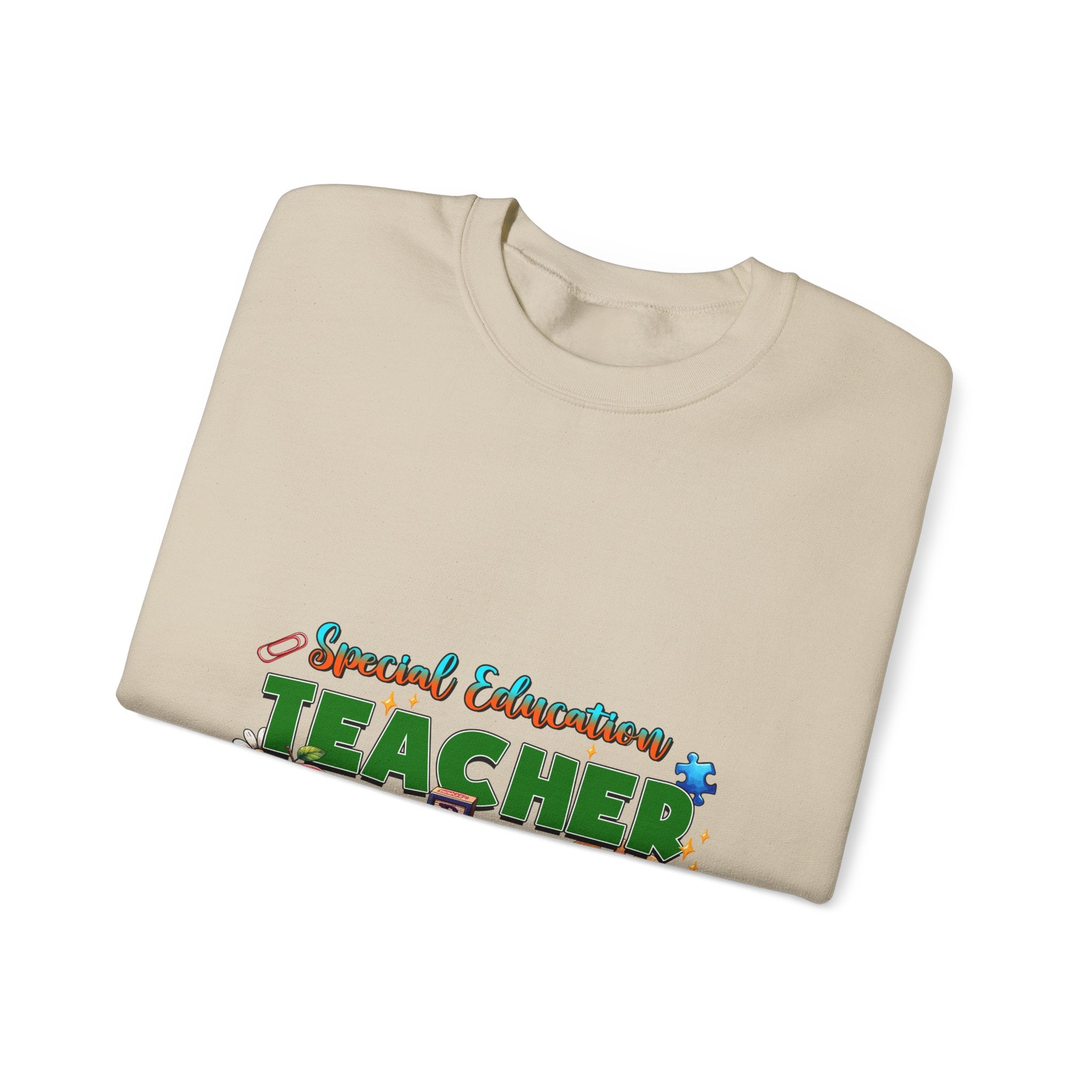 Special Education Teacher Crewneck Sweatshirt – Inspirational Teacher Apparel