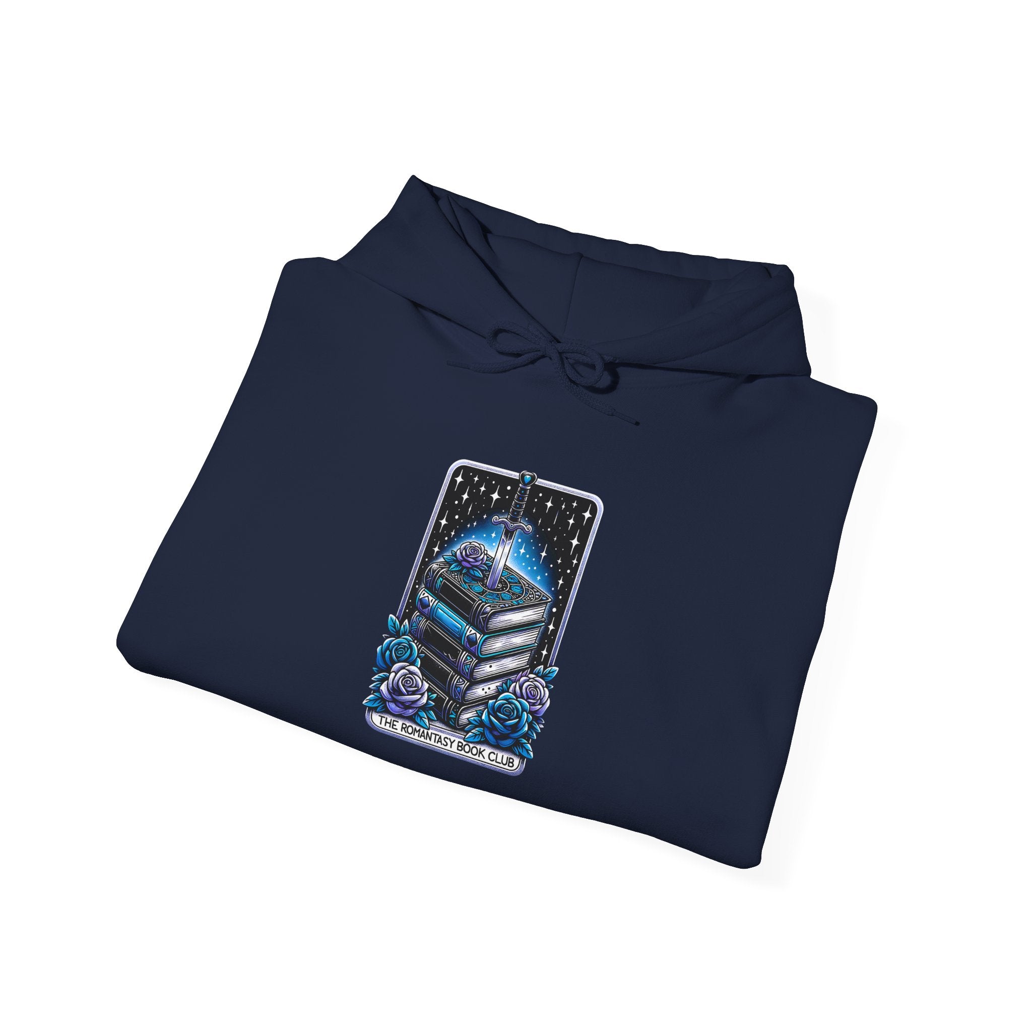 Celestial Books Hoodie — 'Read Between the Stars' Night Sky Book Lover Sweatshirt