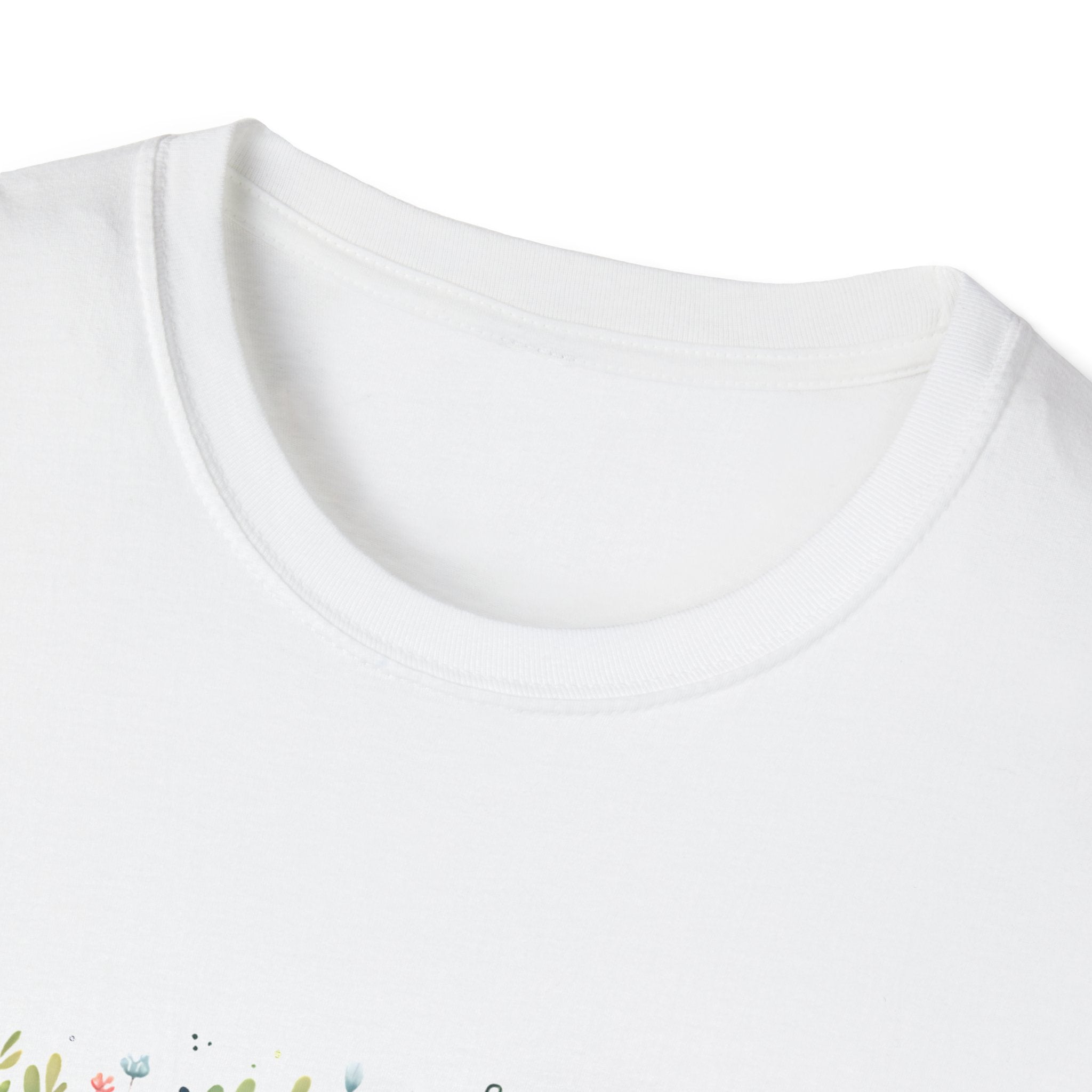 Booklover T-Shirt — Floral Bookshelf "Too Many Books" Graphic Tee