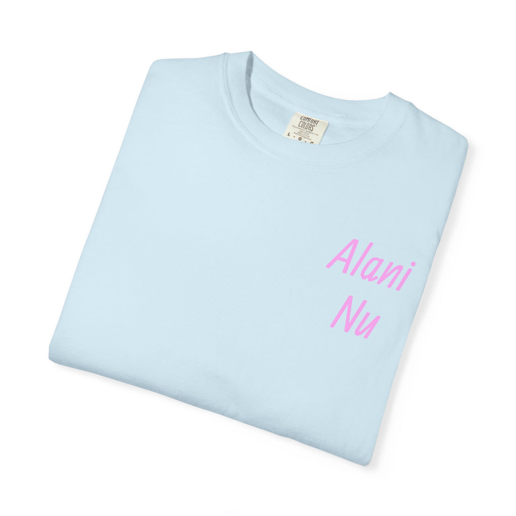 Graphic T-Shirt — Pastel 'Good Vibes' Disco Design (Alami Nu)
