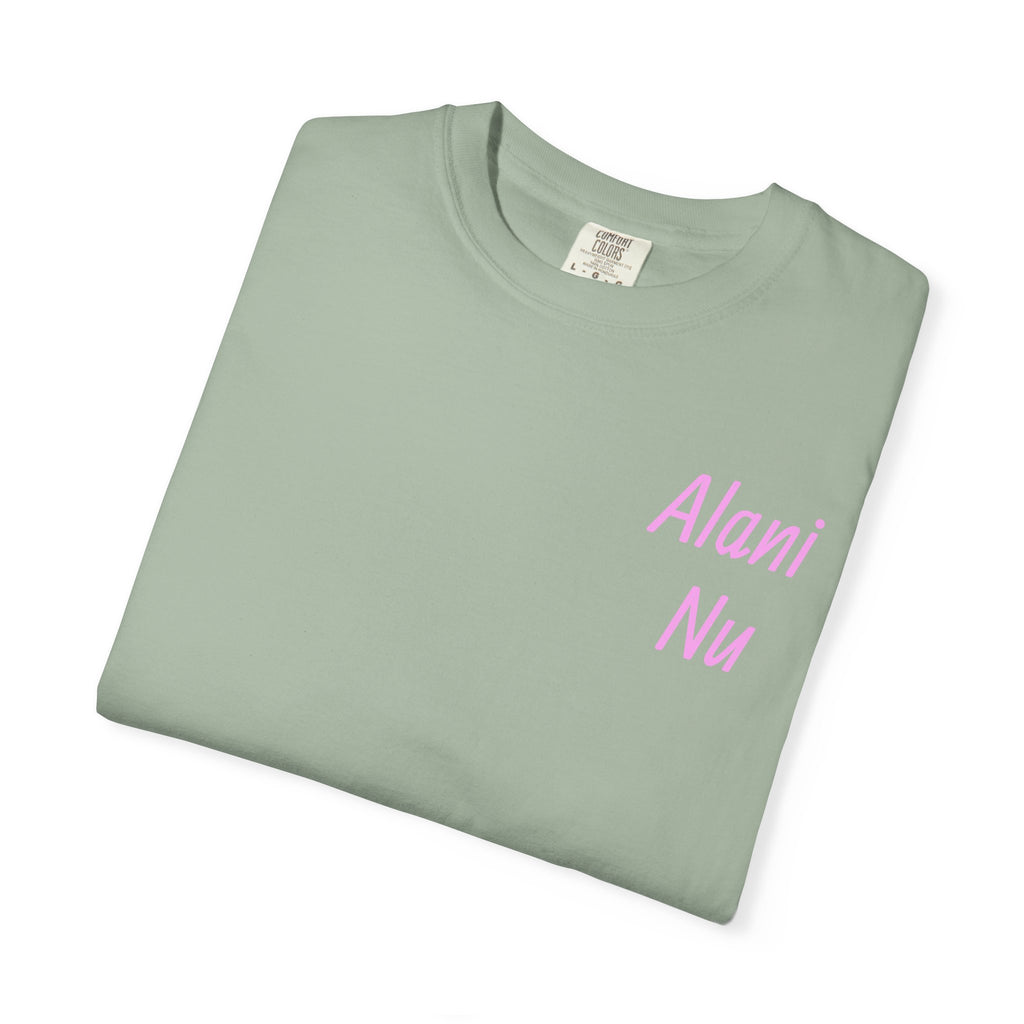 Graphic T-Shirt — Pastel 'Good Vibes' Disco Design (Alami Nu)